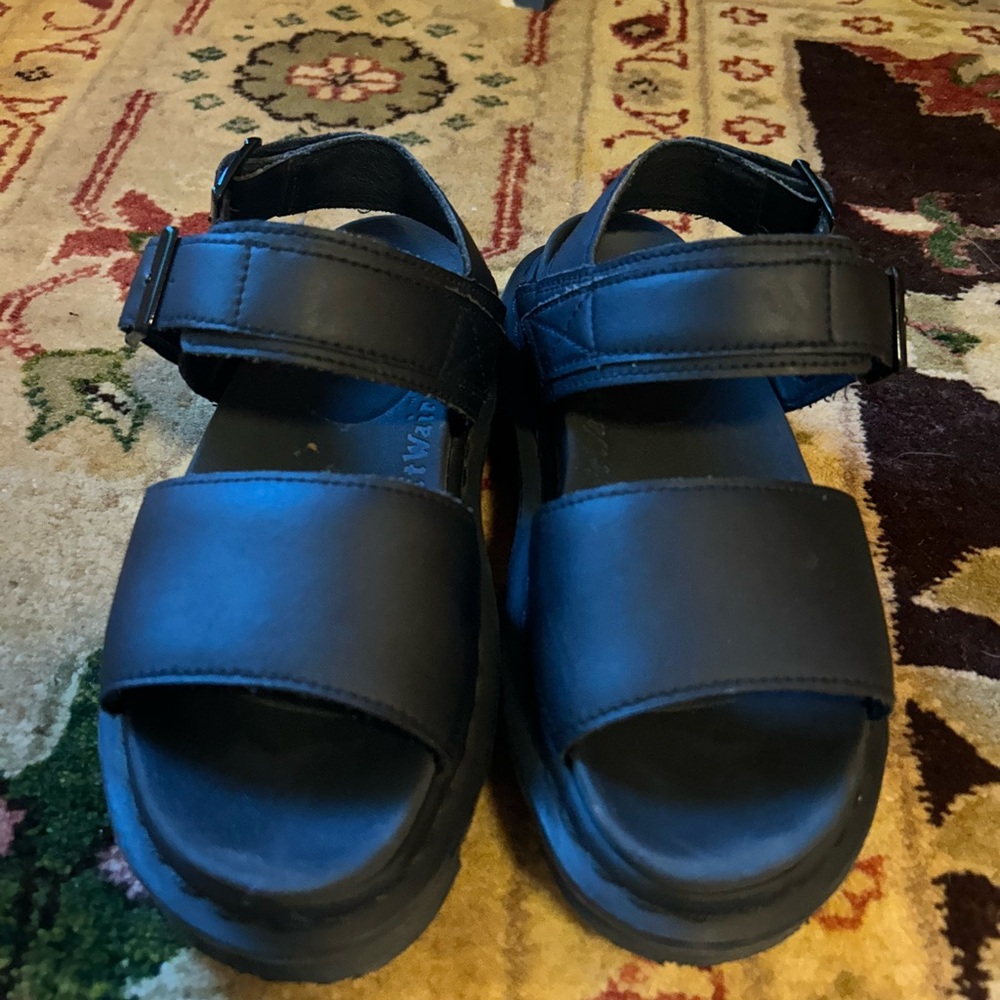 Dr. Martens Black Voss Sandals